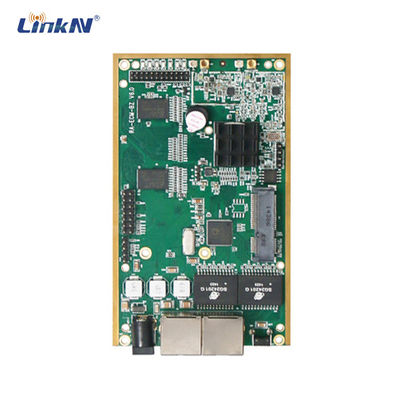 Modul OEM Radio IP MESH 2.4GHz 2*0.37dBm MIMO AES256 Enkripsi Hingga 96Mbps