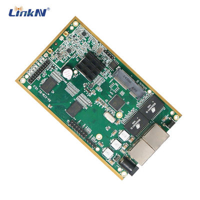 Modul OEM Radio MESH Polisi Militer 2.4GHz 1W MIMO AES256 Enkripsi -40℃~ +65℃