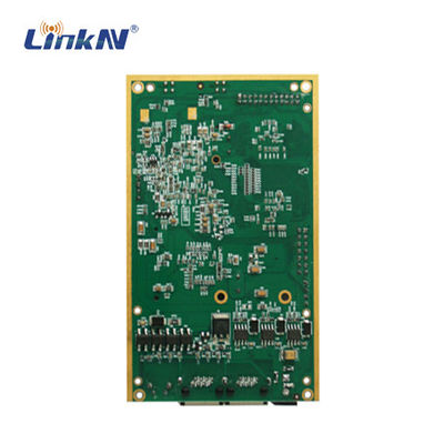 Ekonomi Polisi Militer IP MESH Radio Modul OEM 2.4GHz Hingga 10 Hops 50 Node 7V-48V DC Mendukung POE