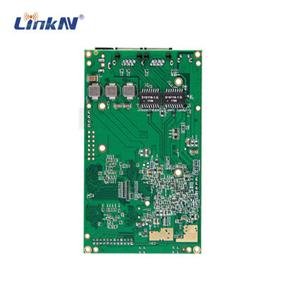 Ekonomi Polisi Militer Taktis IP MESH Radio OEM Modul 5GHz 1W MIMO AES Enkripsi Ukuran Kecil Ringan