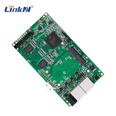 Ekonomi Taktis IP MESH Radio OEM Modul 5GHz 1W MIMO AES Enkripsi DC 7V-48V Ringan