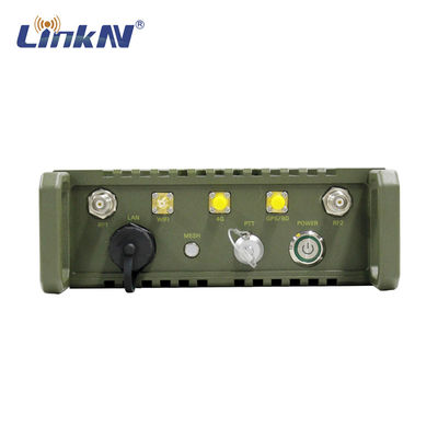 Polisi Taktis IP66 MESH Radio Multi-hop 82Mbps MIMO 40dBm Enkripsi AES Daya Tinggi dengan Baterai
