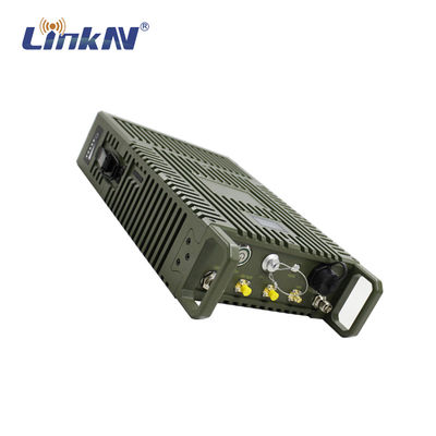 Jarak Jauh IP Mesh Radio MANET 82Mbps 40dBm Daya Enkripsi AES256 Bertenaga Baterai