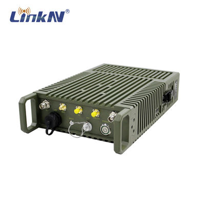 Jarak Jauh IP Mesh Radio MANET 82Mbps 40dBm Daya Enkripsi AES256 Bertenaga Baterai