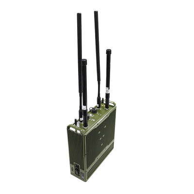 Taktis IP66 40dBm MESH Radio Mengintegrasikan Enkripsi AES Stasiun Basis 40dBm LTE dengan Baterai