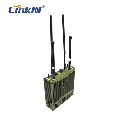 LKAV7903 Polisi Militer Rugged Manpack 40dBm MESH Radio 40dBm LTE Base Station dengan baterai
