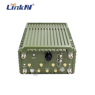 LKAV3703 580MHz 1.4GHz IP Mesh Radio Perangkat Taktis Dual Band AES Enkripsi DC 24V