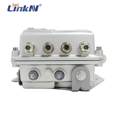 Dual Band Outdoor MESH Radio System 1.4G / 5.8G IP67 AES Encryption Dengan Baterai